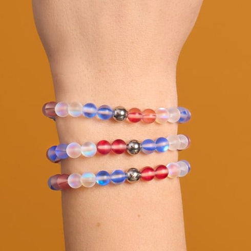 USA I | Bracelet Nations en verre sirène